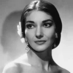 Μαρία-Κάλλας Ασπρόμαυρη-Φωτογραφία Πορτραίτο Δεκαετία Πενήντα