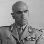 Στυλιανός Παττακός - Ο Υπουργός Εσωτερικών Της Χούντας Σε Μια Χαρακτηριστική Φωτογραφία Με Στρατιωτική Περιβολή.