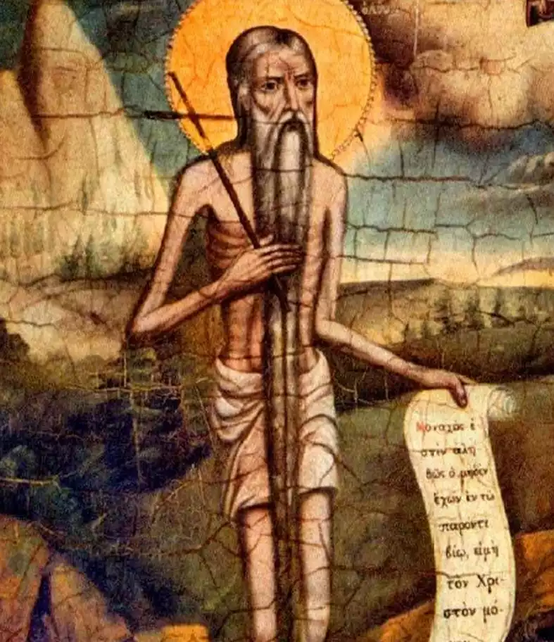Άγιος Πέτρος ο Αθωνίτης: Φορητή εικόνα 19ου αιώνα.