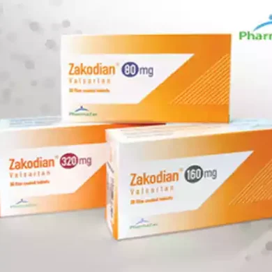 Φάρμακο Zakodian (βαλσαρτάνη): Eκλεκτικός ανταγωνιστής υποδοχέων αγγειοτενσίνης ΙΙ.