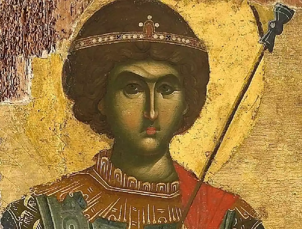 Στη δυτική τέχνη, ο Άγιος Γεώργιος εμφανίζεται συχνά ως ιππότης με πανοπλία