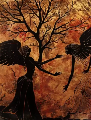 厄里Νυες是古希腊神话中的复仇女神，象征着正义和惩罚。