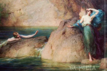 Alcyone: Love And Metamorphosis In Greek Mythology 11 Herbert Draper'S 1915 Painting Captures Alcyone'S Desperate Search For Ceyx, Her Flowing Robes Contrasting With The Turbulent Seascape.