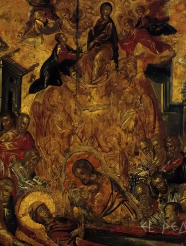 La Dormition De La Vierge D'El Greco Démontre La Maîtrise De L'Artiste Dans La Tradition Byzantine