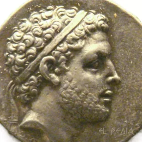 Αργυρό Τετράδραχμο Με Την Προτομή Του Περσέα Της Μακεδονίας, Τελευταίου Βασιλιά Των Μακεδόνων