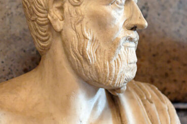 Η Πινδαρική Φιλοσοφία (522-443 Π.χ.) 13 Η Προτομή Του Πινδάρου Στο Μουσείο Καπιτολίνι Αποτυπώνει Τη Φιλοσοφική Βαρύτητα Του Αρχαίου Στοχαστή