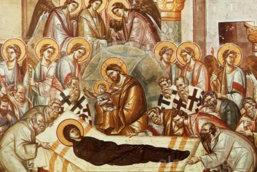 The Dormition Of The Theotokos In Ohrid (1294/95) 12 The Impressive Fresco Of The Dormition Of The Theotokos In Ohrid (1294/95) Is A Prime Example Of Palaiologan Art.