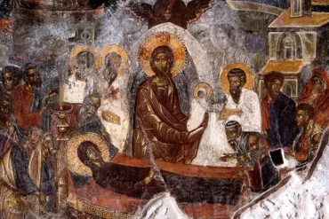 The Dormition Of The Theotokos At The Monastery Of Valsamonero 19 The Fresco Of The Dormition Of The Theotokos In Valsamonero, Crete, Is An Exceptional Example Of 15Th-Century Byzantine Art.