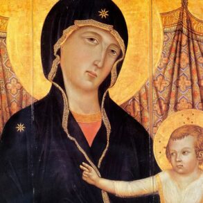 Η Rucellai Madonna Του Duccio: Μια Επαναστατική Εικόνα Της Βυζαντινής Παράδοσης 9 Η Rucellai Madonna Του Duccio Αποτελεί Σταθμό Της Μεσαιωνικής Τέχνης, Συνδυάζοντας Τη Βυζαντινή Παράδοση Με Καινοτόμα Στοιχεία.