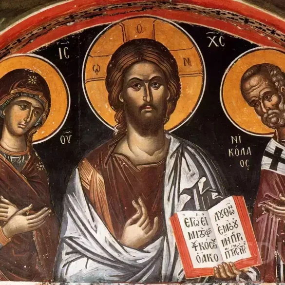 Η Δέηση Του Θεοφάνη Στρελίτζα: Αριστουργηματική Έκφραση Της Μεταβυζαντινής Τέχνης 28 Η Δέηση Του Θεοφάνη Στρελίτζα, Ένα Αριστούργημα Μεταβυζαντινής Τέχνης Που Συνδυάζει Παράδοση Και Καινοτομία Στη Μονή Σταυρονικήτα.