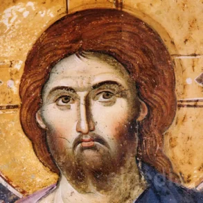 Μανουήλ Πανσέληνος: Ο Ένθρονος Χριστός Του Πρωτάτου 31 Το Γαλήνιο Και Σοφό Πρόσωπο Του Χριστού Ενθρόνου, Ζωγραφισμένο Από Τον Πανσέληνο.