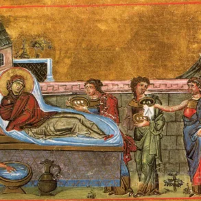 비잔틴 미니어처 성모 마리아의 탄생, 바실리우스 2세의 월력에서