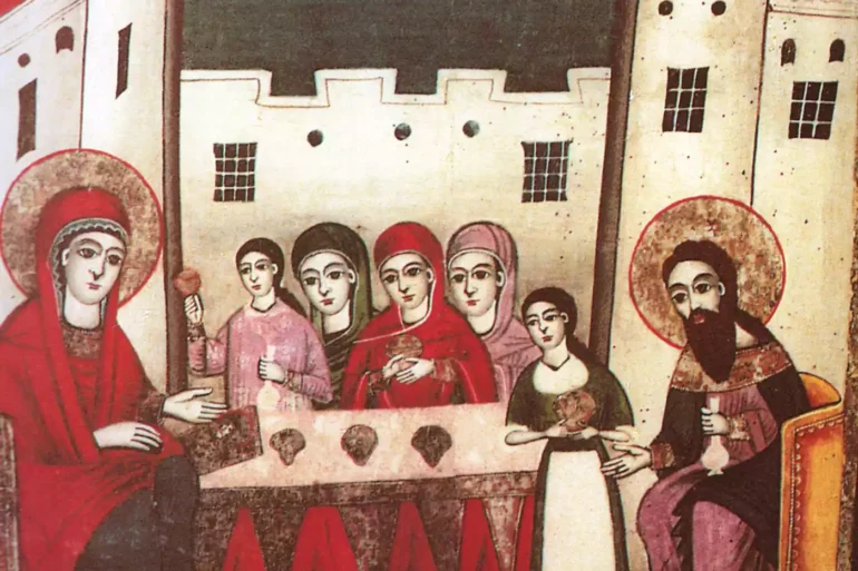 The Birth Of The Virgin Mary In Bulgarian Ecclesiastical Art.