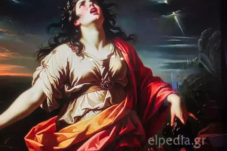 Portrait Dramatique De Cassandre, Princesse De Troie, Et De Ses Prophéties Sur La Chute De La Cité.