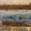 Una Pintura Del Siglo Xvi Que Representa La Ciudad De Constantinopla Y Su Vía Fluvial.