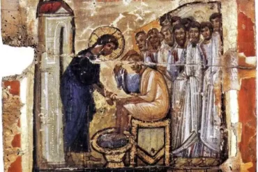 An Art Historical Analysis Of The 10Th-Century Byzantine Icon Of The Washing Of The Feet (Niptir) From St. Catherine'S Monastery, Sinai. Explore Its Style And Meaning.