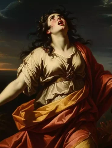 Η Κασσάνδρα, Η Προφήτισσα Της Τροίας, Σε Μια Δραματική Απεικόνιση Της Ελληνικής Μυθολογίας.