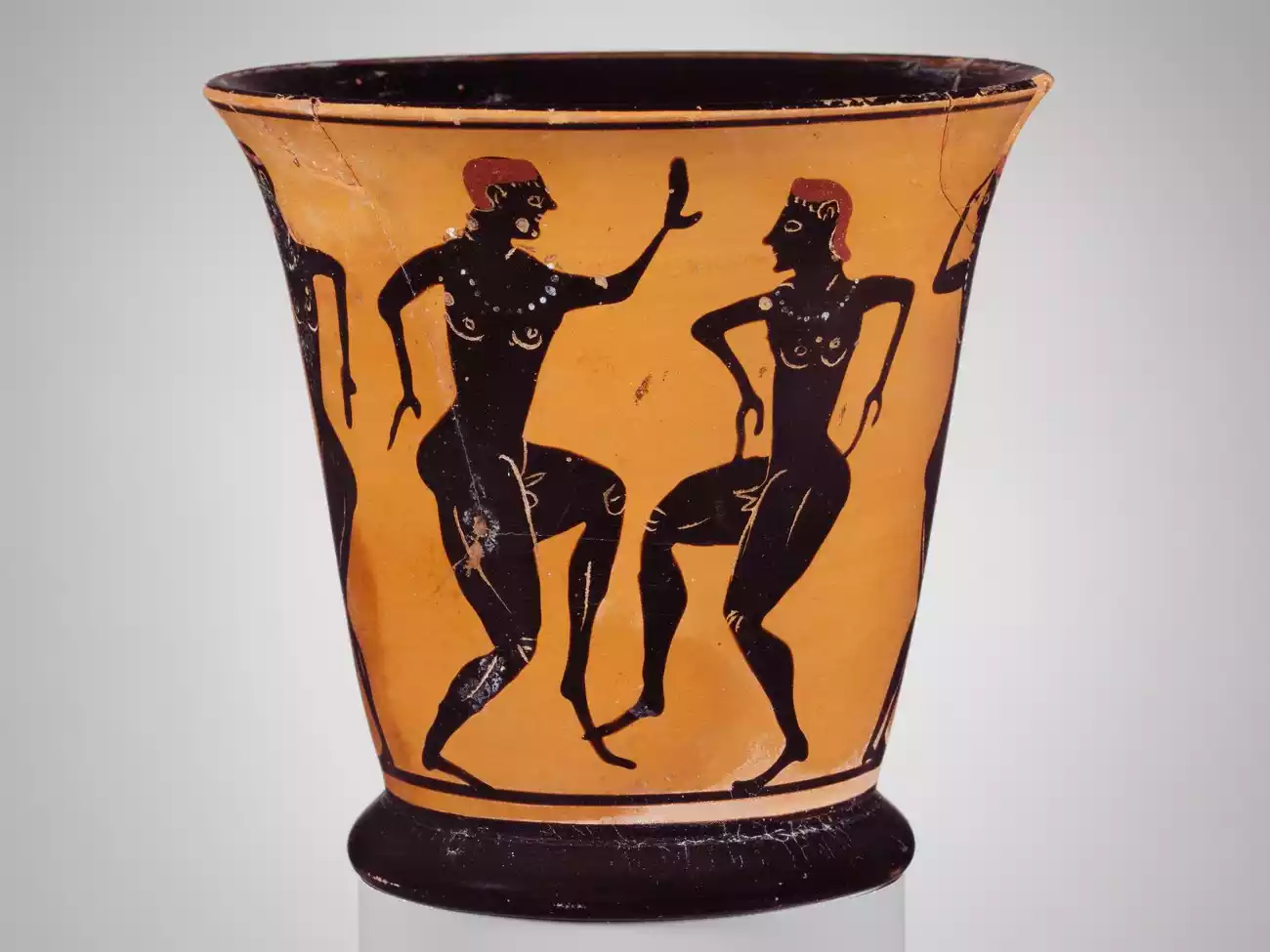 Αττική Εφηβεία: Νέοι Αθηναίοι Αθλούνται Στην Παλαίστρα. Παράσταση Σε Αρχαίο Αττικό Αγγείο.