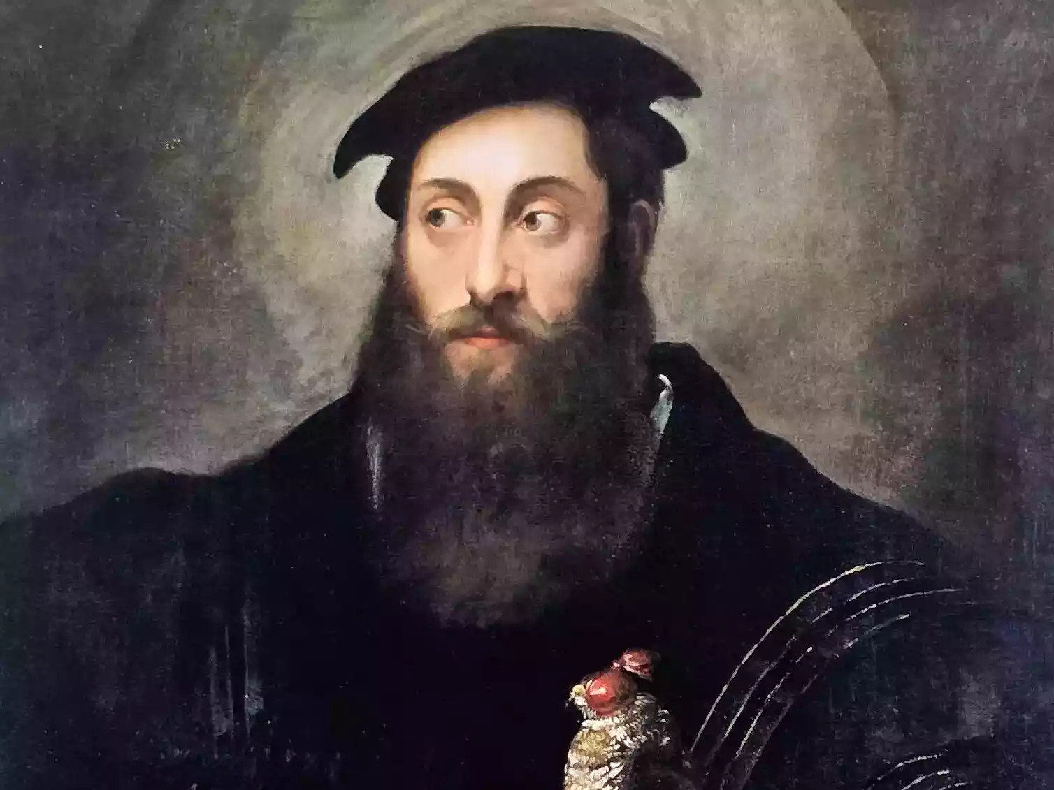 尼科洛·德尔·阿巴特画作中的男子面孔与忧郁目光