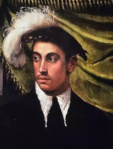 Niccolò Dell’ Abbate: Man With Parrot (Ο Άνδρας Με Τον Παπαγάλο) 33 Το Πρόσωπο Του Άνδρα Με Το Πλάγιο Βλέμμα, Από Τον Πίνακα Του Niccolò Dell’ Abbate