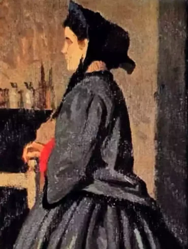 Giuseppe Abbati: Προσωπογραφία Γυναίκας (Portrait Of A Woman) 39 &Quot;Portrait Of A Woman&Quot; (1865-66) Του Ιταλού Ζωγράφου Giuseppe Abbati