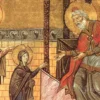 Detail From The Entry Of The Theotokos With The Hands Of Zacharias And The Little Theotokos In A Gesture Of Reception