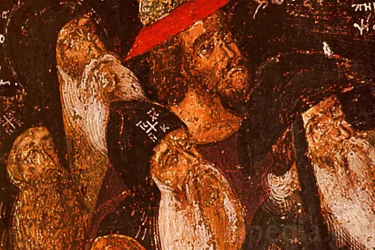 Eine Künstlerische Betrachtung Der Verstorbenen Im Kloster Philanthropen.