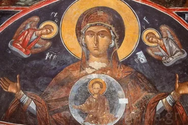 Μια Εικαστική Ματιά Στην Αψίδα Της Μονής Φιλανθρωπηνών Και Τα Σύμβολά Της.