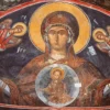 Η Πλατυτέρα Των Ουρανών, Η Κεντρική Τοιχογραφία Στη Μονή Φιλανθρωπηνών Με Έντονη Εκφραστικότητα.