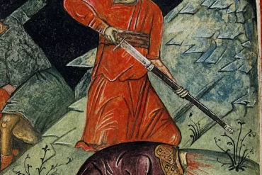 Carnefice Con Spada Nella Scena Del Martirio Di San Caralampio, Affresco Postbizantino