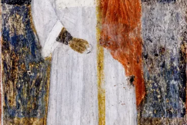 Affresco Bizantino Di Santo Stefano Nel Monastero Di Valsamonero, Creta, Xv Secolo