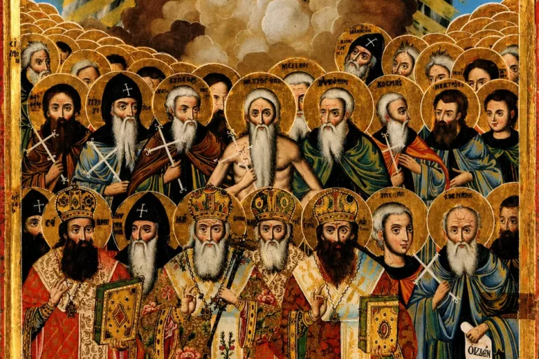 Agioi Pantes Agiou Orous Eikona Vatopediou 1810