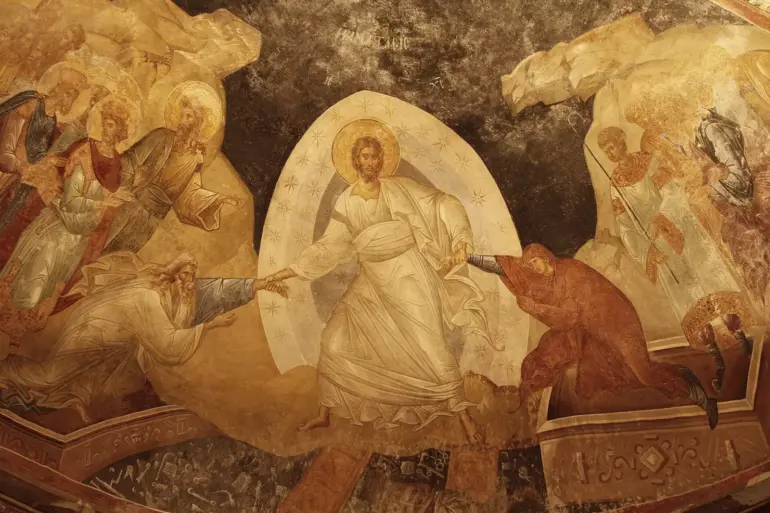 Anastasis Fresco At Chora - Anastasis - Resurection