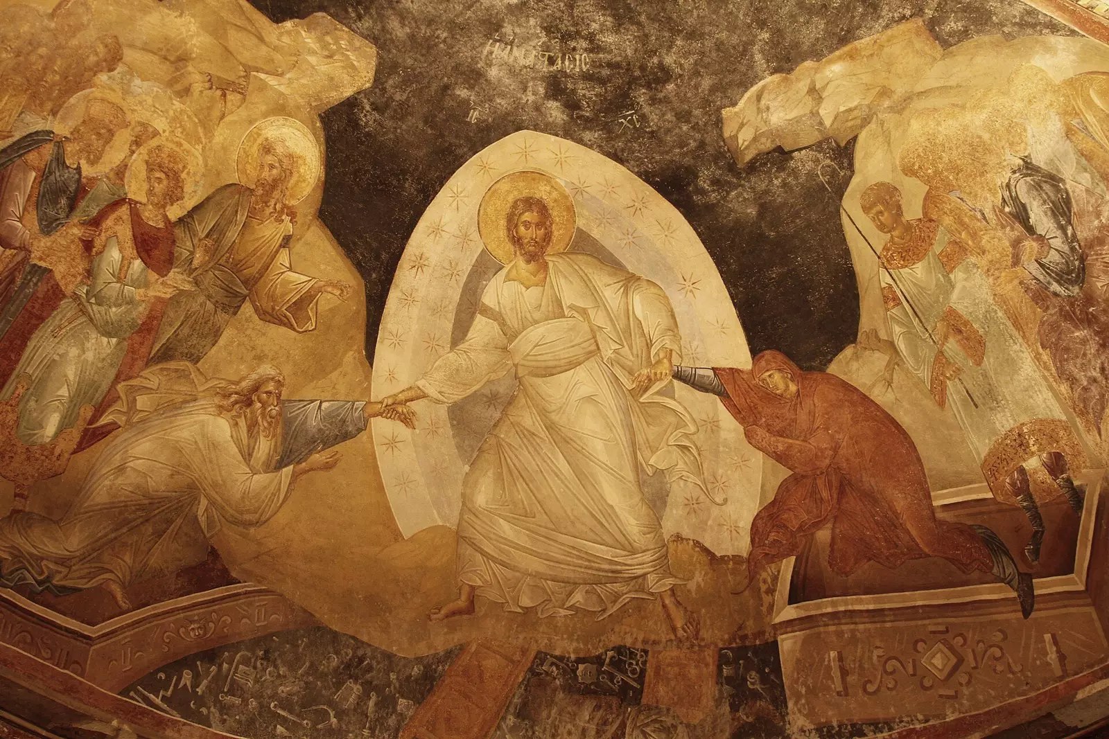 Anastasis Fresco At Chora - Anastasis - Resurection