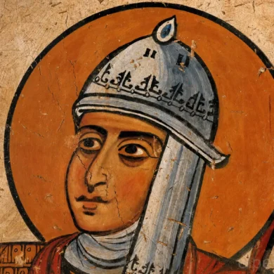 Detail Of The Face In The Fresco Of Joshua Son Of Nun, Hosios Loukas