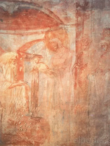 La Presentación De Cristo En Castelseprio 5 La Presentación De Cristo, Fresco En Castelseprio, Arte Bizantino Temprano