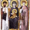 The Encaustic Icon Of The Theotokos Brephokratousa At The Monastery Of Sinai, Sixth Century