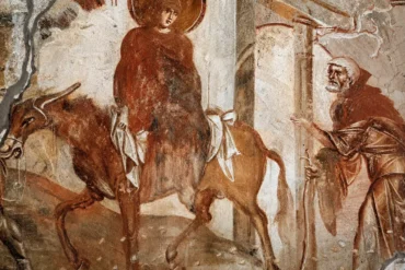 Πρώιμη Βυζαντινή Τοιχογραφία, Το Ταξίδι Στη Βηθλεέμ, Santa Maria Καστελσεπρίου