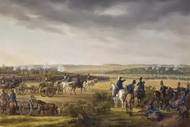 Moszkvai csata 1812. szeptember 7-én, Albrecht Adam csapataival és tüzérségévelMoszkvai csata 1812. szeptember 7-én, Albrecht Adam csapataival és tüzérségével