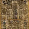 Masséot Abaquesne Ceramic Floor With Allegorical Figure And Grotesque Ornament
