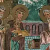 Presentation In The Temple Detail With The Theotokos, Christ Child And Simeon
