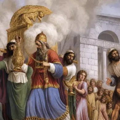 Transportation Of The Ark Of The Covenant By Luigi Ademollo, 1816 Fresco