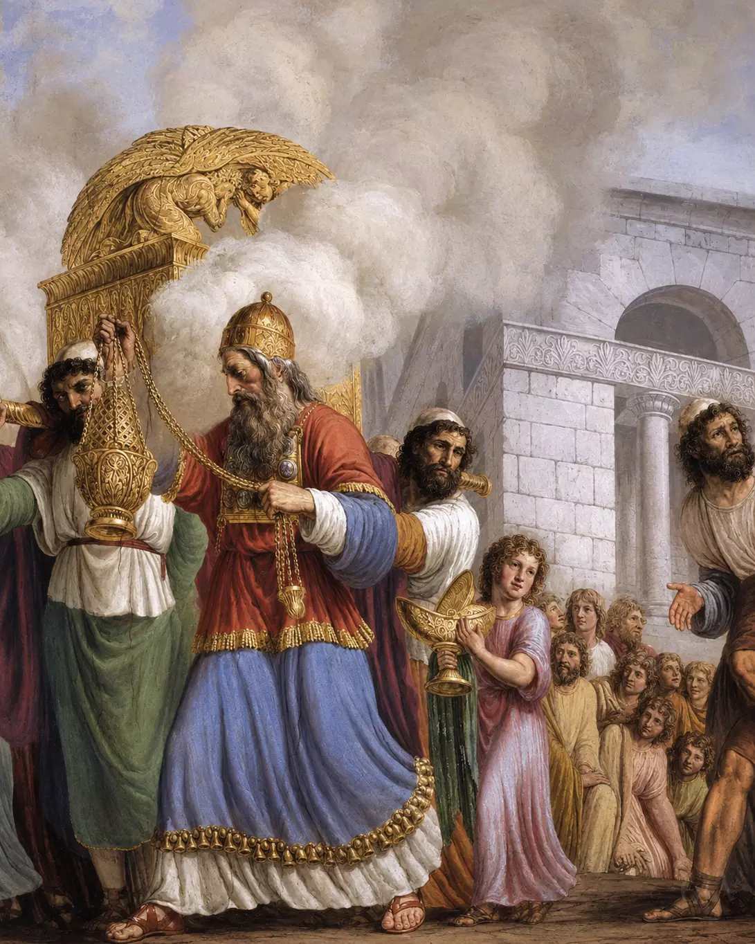 Transportation Of The Ark Of The Covenant By Luigi Ademollo, 1816 Fresco