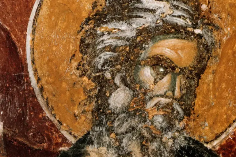 Unknown Apostles Of Pentecost: Elderly Bearded Apostle At Pantanassa, Mystras