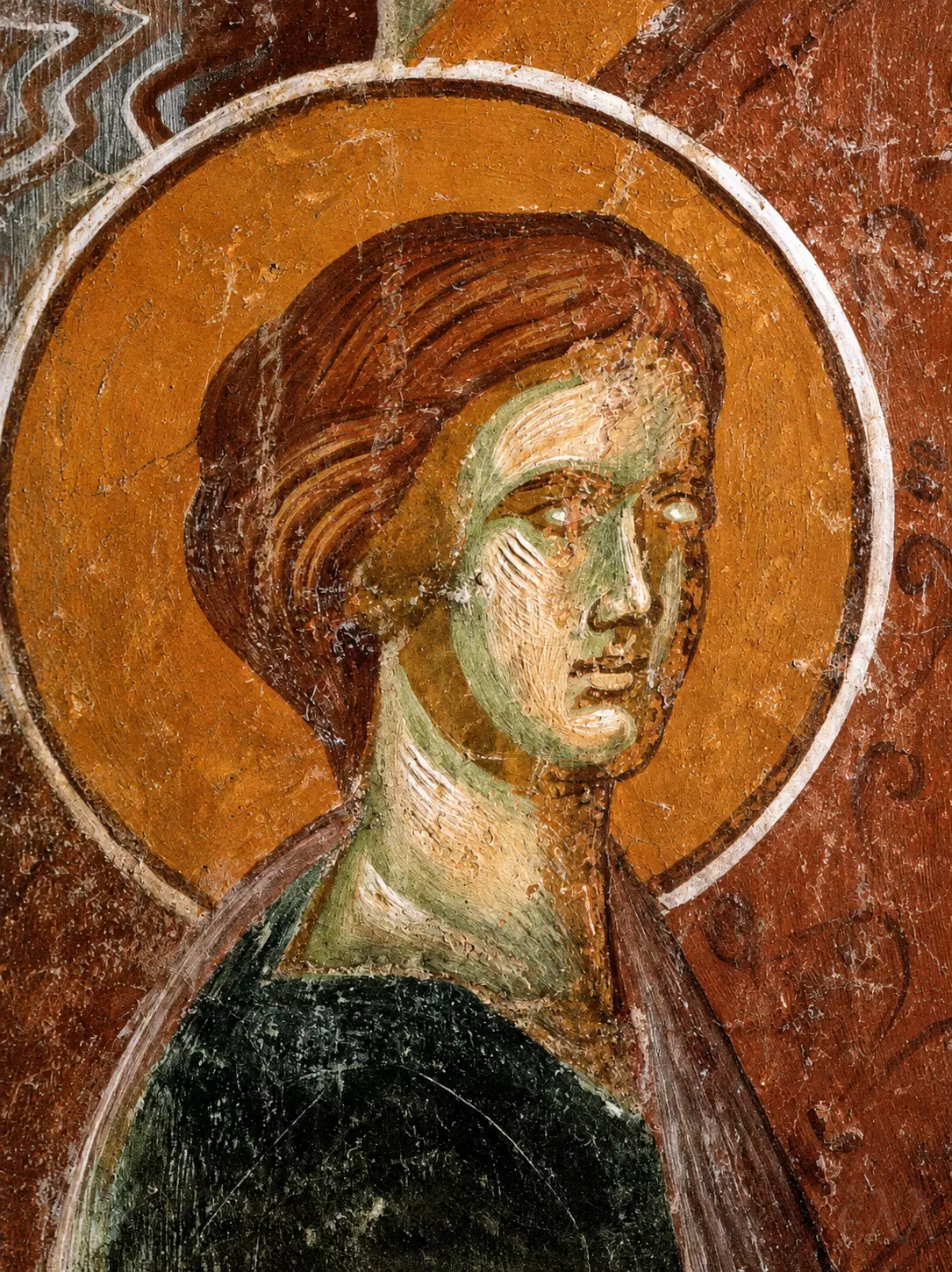 Unknown Apostles Of Pentecost: Youthful Apostle At Pantanassa, Mystras